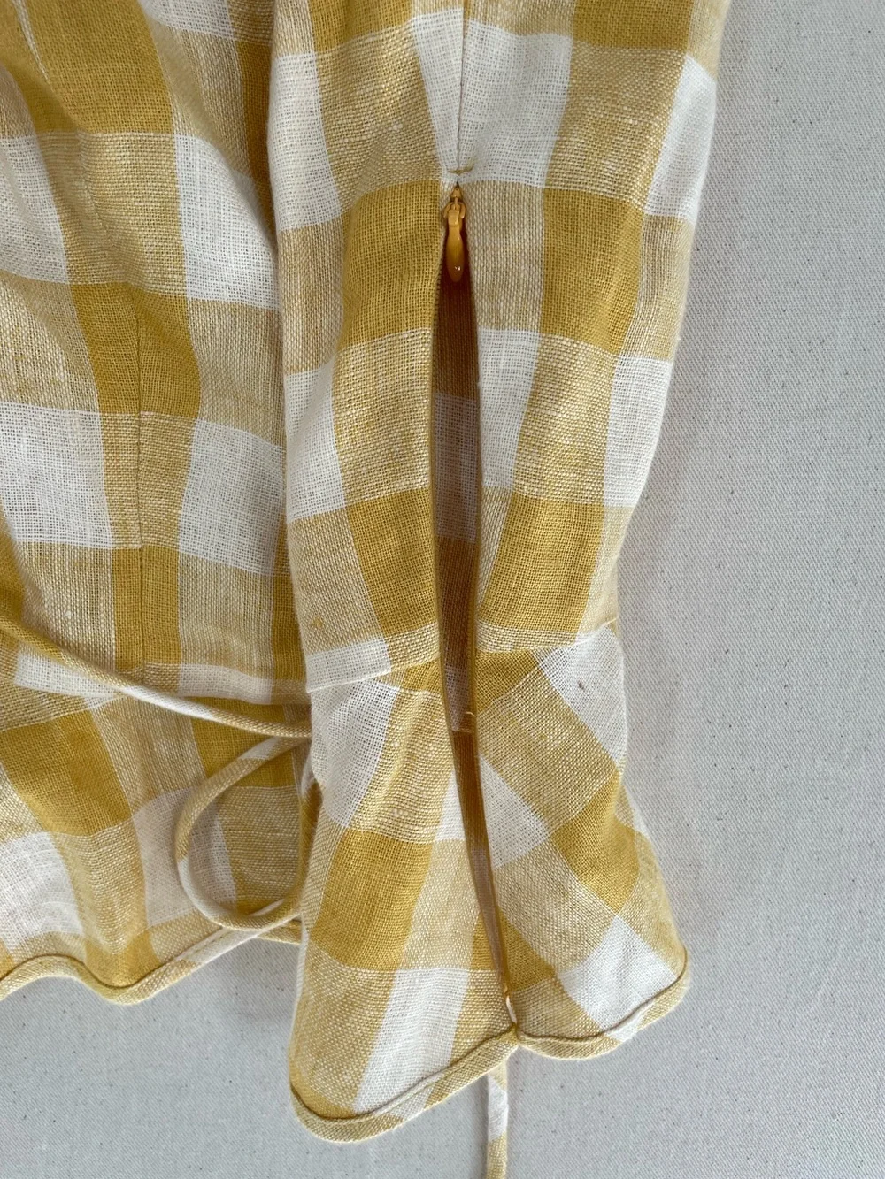Reformation Barrett linen top